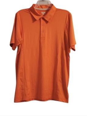 New Team 365 Men's Zone Performance Orange Polo Shirt S